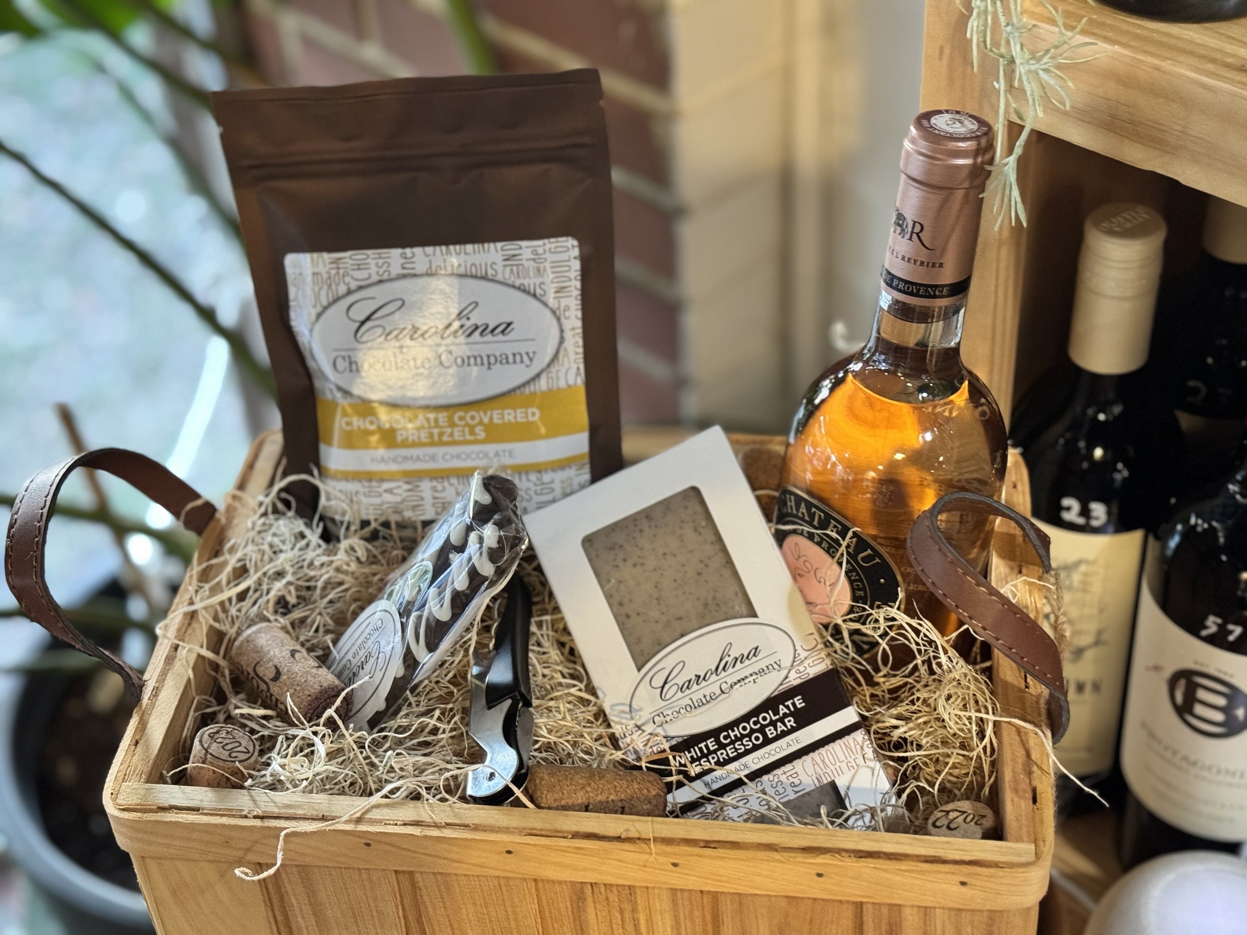 Single bottle basket